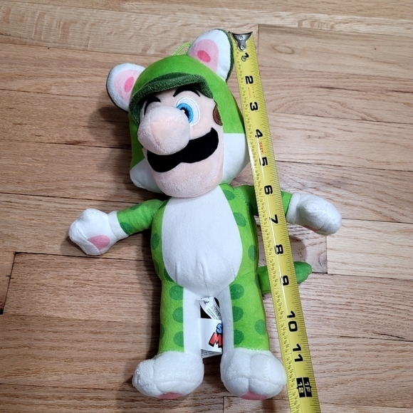 Luigi Frog Costume Plus Nintendo Green Super Mario Dotted Spotted - Picture 8 of 9